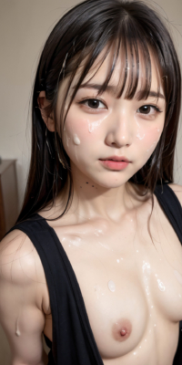 貧乳美少女の顔射初体験!ロリ顔にぶっかけられた禁断の白いザーメン:エロ画像144枚