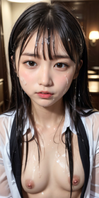 貧乳美少女の顔射初体験!ロリ顔にぶっかけられた禁断の白いザーメン:エロ画像144枚