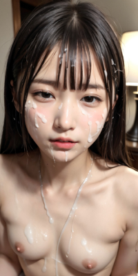 貧乳美少女の顔射初体験!ロリ顔にぶっかけられた禁断の白いザーメン:エロ画像144枚