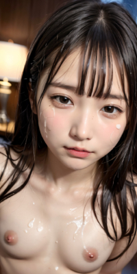 貧乳美少女の顔射初体験!ロリ顔にぶっかけられた禁断の白いザーメン:エロ画像144枚