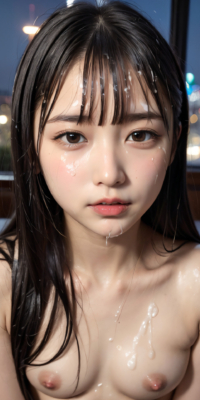 貧乳美少女の顔射初体験!ロリ顔にぶっかけられた禁断の白いザーメン:エロ画像144枚