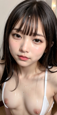 貧乳美少女の顔射初体験!ロリ顔にぶっかけられた禁断の白いザーメン:エロ画像144枚