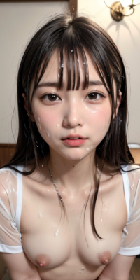 貧乳美少女の顔射初体験!ロリ顔にぶっかけられた禁断の白いザーメン:エロ画像144枚