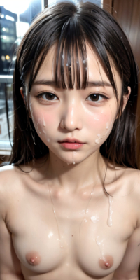 貧乳美少女の顔射初体験!ロリ顔にぶっかけられた禁断の白いザーメン:エロ画像144枚