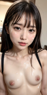 貧乳美少女の顔射初体験!ロリ顔にぶっかけられた禁断の白いザーメン:エロ画像144枚