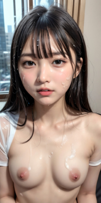 貧乳美少女の顔射初体験!ロリ顔にぶっかけられた禁断の白いザーメン:エロ画像144枚