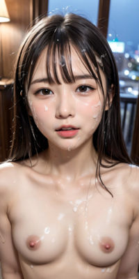 貧乳美少女の顔射初体験!ロリ顔にぶっかけられた禁断の白いザーメン:エロ画像144枚