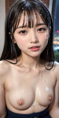 貧乳美少女の顔射初体験!ロリ顔にぶっかけられた禁断の白いザーメン:エロ画像144枚