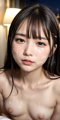 貧乳美少女の顔射初体験!ロリ顔にぶっかけられた禁断の白いザーメン:エロ画像144枚