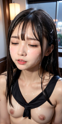 貧乳美少女の顔射初体験!ロリ顔にぶっかけられた禁断の白いザーメン:エロ画像144枚