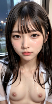 貧乳美少女の顔射初体験!ロリ顔にぶっかけられた禁断の白いザーメン:エロ画像144枚