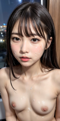 貧乳美少女の顔射初体験!ロリ顔にぶっかけられた禁断の白いザーメン:エロ画像144枚