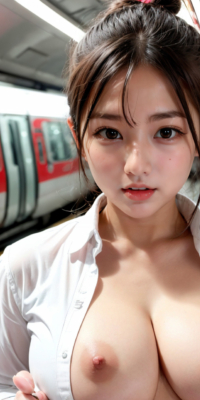 女子校生のわいせつ通学!駅、電車での大胆挑発と痴漢中出し