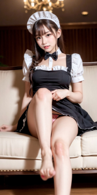 おっぱいおまんこ丸出しメイドカフェ!えちえち出血大サービス:エロ画像42枚