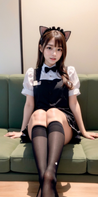 おっぱいおまんこ丸出しメイドカフェ!えちえち出血大サービス:エロ画像42枚