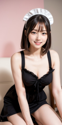 猫耳メイドの極上奉仕!美少女が魅せるえちえちポーズ46枚!