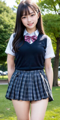 【超リアル実写風AI動画】SSS級美少女JKの乳揺れヌード生脱ぎ初撮り