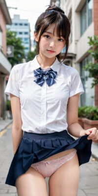 【AIエロ動画】女子高生の理性を溶かす街中催眠種付け【次世代AV】